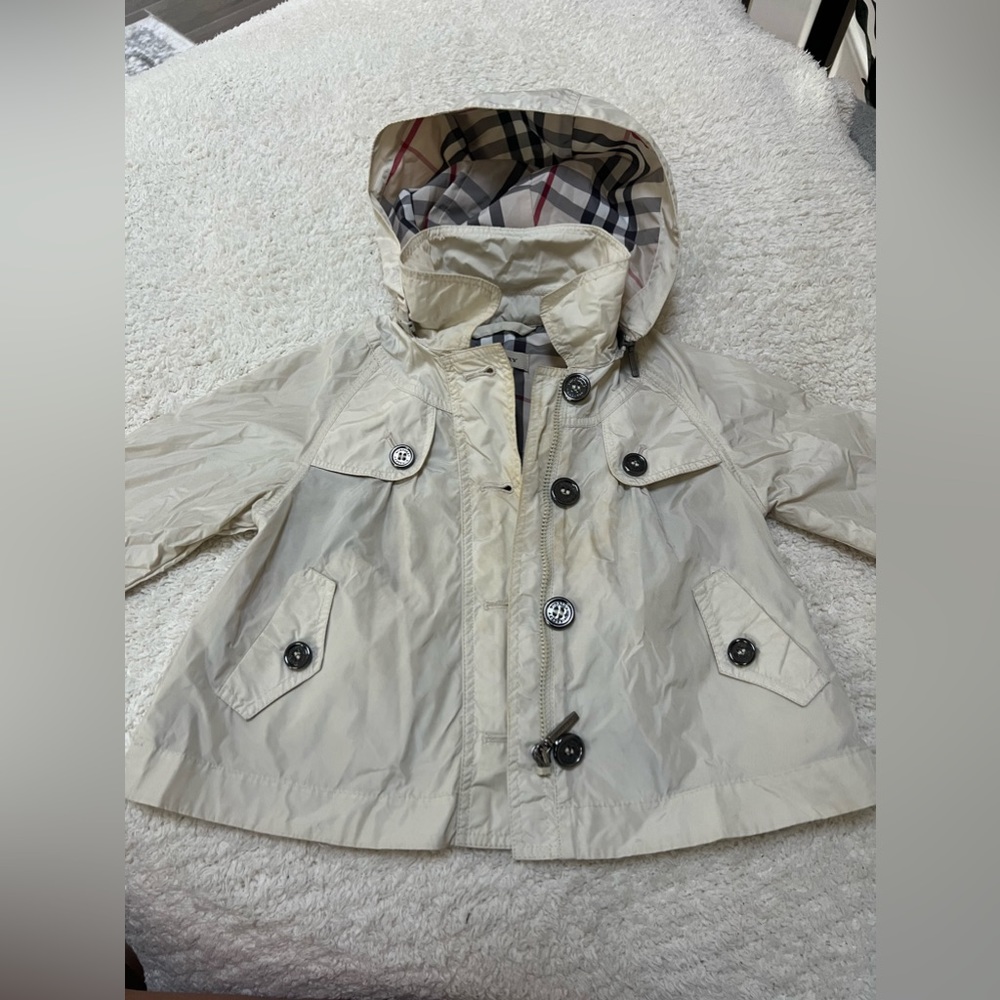Burberry infant raincoat/windbreaker